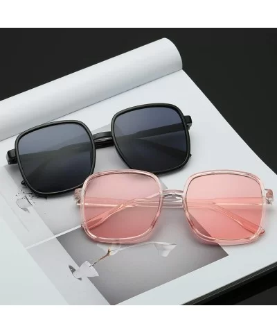 Black Frame Classic Designer Big Sunglasses Women Trend Sexy Glasses Adult Eyeglasses - Transparent-black - C8198AHDI0K $15.7...