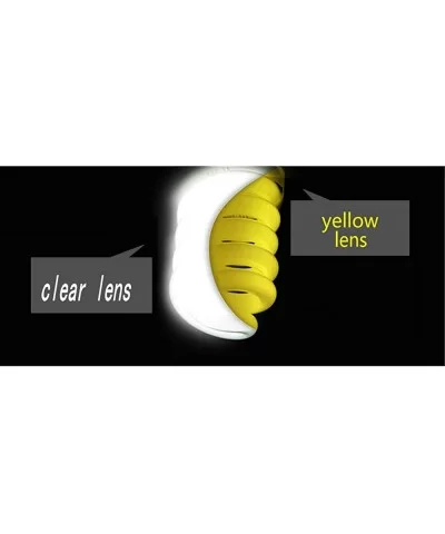 Fashion Shortsighted Night Vision Polarized Sunglasses Yellow Lens Men's Driving Polarized Mirror - CW18XXCL20N $30.52 Goggle