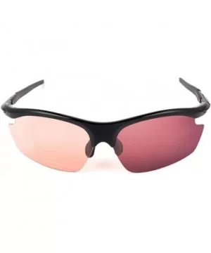 Photochromic Polarized Sunglasses Change Color to Red - Black - C318UXIEY4I $31.12 Semi-rimless