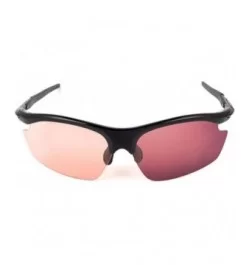 Photochromic Polarized Sunglasses Change Color to Red - Black - C318UXIEY4I $31.12 Semi-rimless