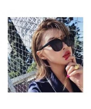 2019 Fashion Women Colour Luxury Flat Top Cat Eye Sunglasses Elegant Oculos C1 - C6 - CO18XE0SUAK $5.89 Aviator