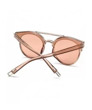 2019 Fashion Women Colour Luxury Flat Top Cat Eye Sunglasses Elegant Oculos C1 - C6 - CO18XE0SUAK $5.89 Aviator