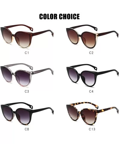 Sunglasses Cat Eye Women Men Sun Glasses Eyewear Eyeglasses Plastic Frame Clear Lens UV400 Shade Driving - C2 - CO1985DDSTR $...