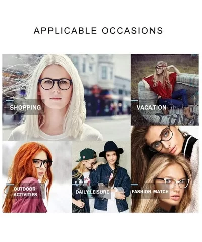 Fashion Glasses Optical Non Prescription Eyeglasses - Brown - CF18INHROA0 $12.82 Oversized