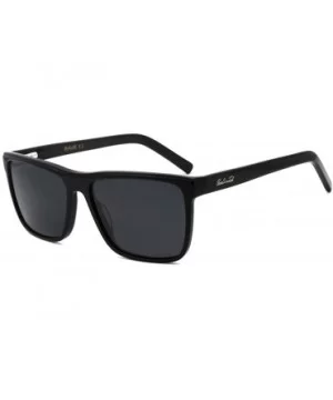 Men big shape polarized UV400 protection brand sunglasses leisure design - Black - CN17XMLDU79 $13.78 Sport