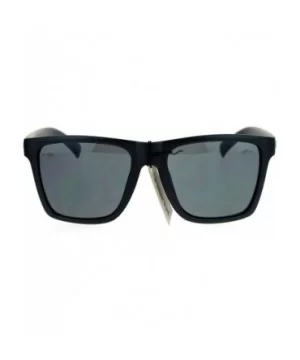 KUSH Sunglasses Simple Classic Square Frame Unisex Shades Matte Black - Matte Black Red - C5186MZU2Q7 $7.65 Square