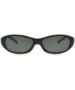 Haven-Avalon Polarized Rectangular Fits Over Sunglasses- Black- Medium - C311FIZKJ2D $13.37 Rectangular