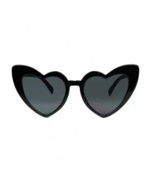 Chunky Colorful Oversize Sunglasses - Black Frame - CN18D40Q0NS $9.45 Oversized