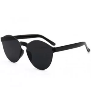 Rimless Sunglasses One Piece Mirror Reflective Eyeglasses For Mens Women - 2 - CY18UC69QHR $21.55 Rimless