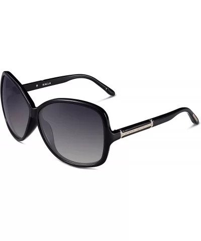 KL6067C1 Women Ultra Lightweight Oversized Sunglasses Polarized UV400 Protection Fashion Eyewear - CM196Y4U94X $8.94 Oversized