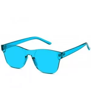 Unisex Sunglasses Retro Red Drive Holiday Oval Non-Polarized UV400 - Lake Blue - CW18RLUHCII $5.71 Oval