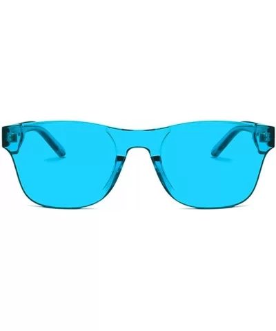 Unisex Sunglasses Retro Red Drive Holiday Oval Non-Polarized UV400 - Lake Blue - CW18RLUHCII $5.71 Oval