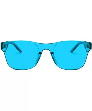 Unisex Sunglasses Retro Red Drive Holiday Oval Non-Polarized UV400 - Lake Blue - CW18RLUHCII $5.71 Oval