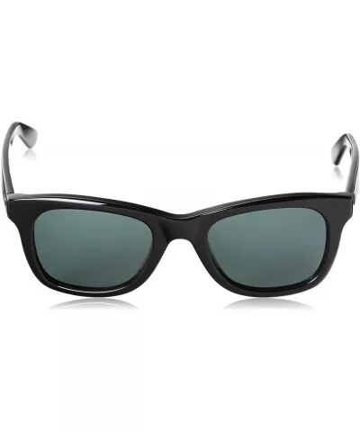 Visual Detroit XL Sunglasses - Gloss Black - CX11JO75STP $22.54 Wayfarer