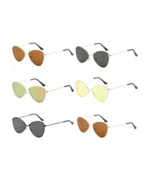 Women's Heart Shape Sunglasses Party Sunglasses Lightweight Oversized Aviator Sunglasses Classic - Gray - CI19074HEHR $7.65 S...