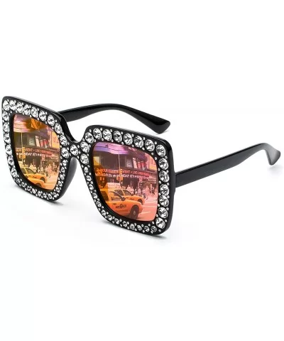 Black Sales Friday Deals Cyber Sales Monday Deals Week Women Sunglasses - Black Pink - CI18EINIWC9 $11.04 Square