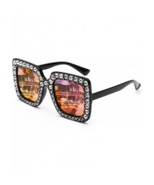 Black Sales Friday Deals Cyber Sales Monday Deals Week Women Sunglasses - Black Pink - CI18EINIWC9 $11.04 Square