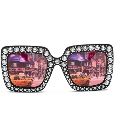 Black Sales Friday Deals Cyber Sales Monday Deals Week Women Sunglasses - Black Pink - CI18EINIWC9 $11.04 Square