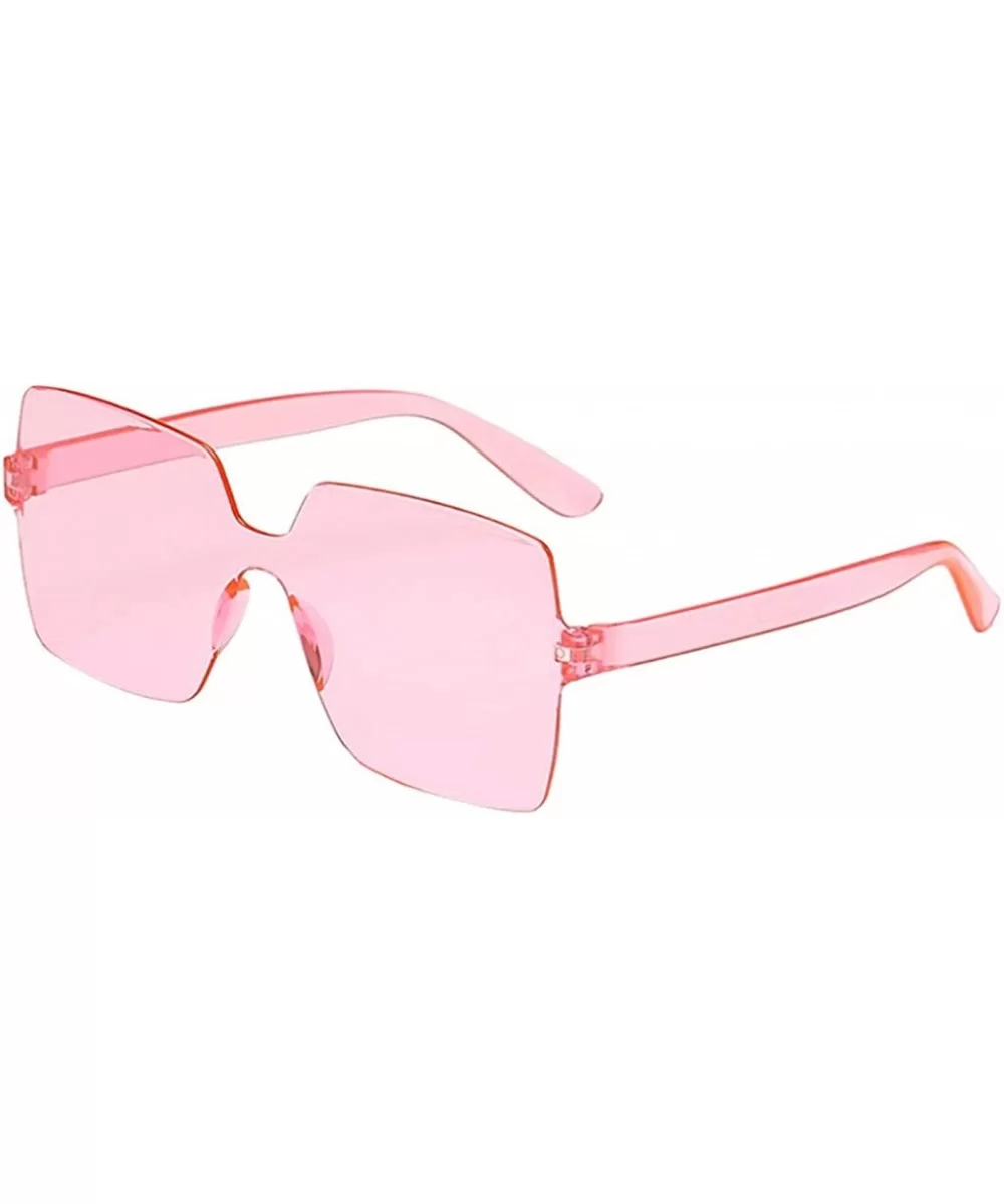 Sunglasses Oversized Transparent Eyeglasses 2DXuixsh - B - CH196ZCHQQS $6.38 Oversized