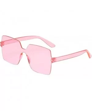 Sunglasses Oversized Transparent Eyeglasses 2DXuixsh - B - CH196ZCHQQS $6.38 Oversized