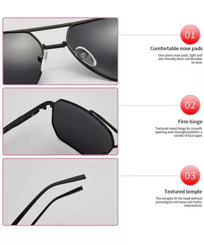 Sunglasses Polarized Rectangular Lightweigh sunglasses - Gray - CM198XHM4XI $11.45 Sport