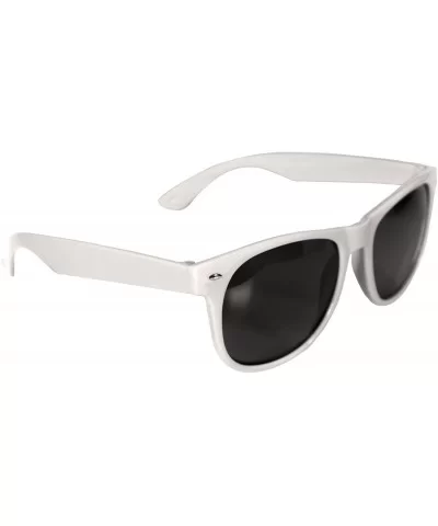 12 Pack Retro Sunglasses Bulk for Kids Adults Party Favors - White - CT11MPSX4R3 $9.95 Goggle