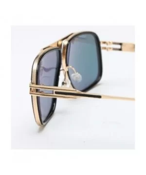 European and American fashion new men's trend sunglasses ladies retro sunglasses - Gold Frame Rose Gold - CR190N3Q7GC $32.48 ...