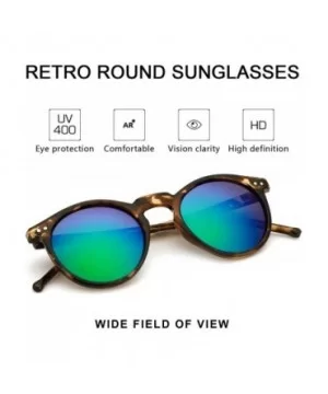 Retro Round Polarized Sunglasses for Women - UV400 Protection for Driving Fishing - CK18UYD7EN5 $16.95 Sport