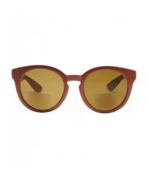 Womens Small Oval Casual Bi-Focal Sun Readers Sunglasses Rx Power +150 - +300 - Burgundy (Style 2) - CW12NRULRYH $7.44 Oversized