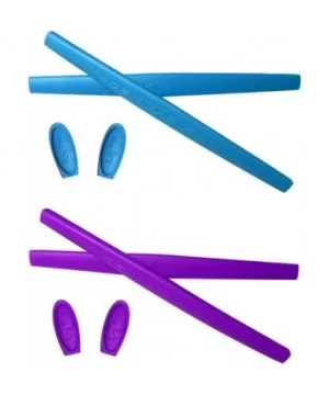 Replacement Silicone Leg Set For Oakley X Metal Series Ear socks Rubber Kit - Blue+purple - CO184I72Z6Q $16.48 Butterfly