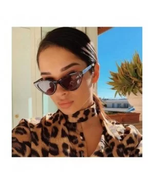 2019 Cat Eye Fashion Sunglasses Women Fashion Vintage Small Glasses Woman Black - White - C718Y2OMZQK $6.09 Aviator