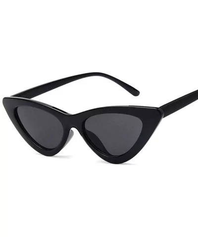 2019 Cat Eye Fashion Sunglasses Women Fashion Vintage Small Glasses Woman Black - White - C718Y2OMZQK $6.09 Aviator