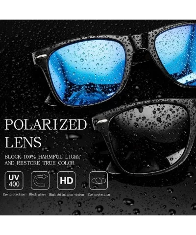 Unisex Polarized Sunglasses for Men and Women Brand Designer Classic Sun glasses UV400 Protection - CW18XWZ5MMZ $10.87 Rimless