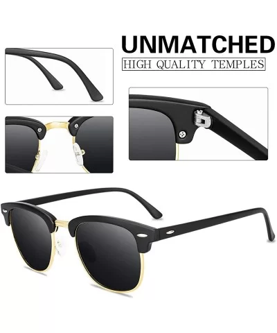 Unisex Polarized Sunglasses for Men and Women Brand Designer Classic Sun glasses UV400 Protection - CW18XWZ5MMZ $10.87 Rimless