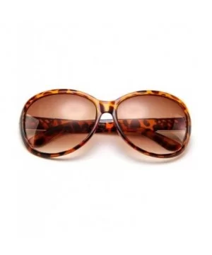 Round Sunglasses Women 2019 Black Oversized Retro Vintage Big Sun Glasses Shades Zonnebril Dames - Leopard - CX197A26SUO $17....