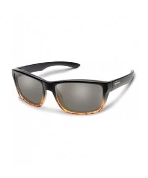 Mayor Polarized Sunglass with Polycarbonate Lens - Matte Tortoise Fade / Polarized Gray - CG196I6RN4X $43.32 Square