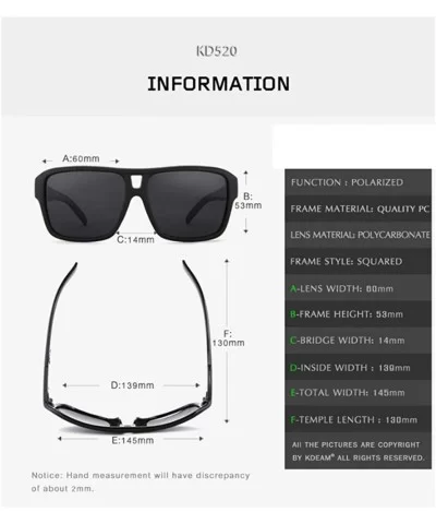 Men's Polarized Sunglasses JAM Style Double Beam Outdoor Sports Sunglasses - Green - CQ18YA5SMR8 $19.32 Sport