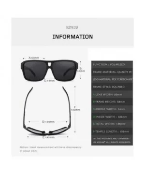 Men's Polarized Sunglasses JAM Style Double Beam Outdoor Sports Sunglasses - Green - CQ18YA5SMR8 $19.32 Sport