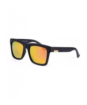 Oversized Sunglasses for Women Trendy-Square Polarized Lens-100% UV protection - Black - CK199SCMEC0 $11.45 Oversized