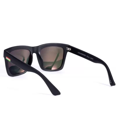 Oversized Sunglasses for Women Trendy-Square Polarized Lens-100% UV protection - Black - CK199SCMEC0 $11.45 Oversized