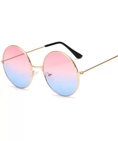 New Fashion Candy Vintage Round Mirror Sunglasses Women Luxury Brand Original Design Black Sun Glasses Female - C3198EZYDAQ $...