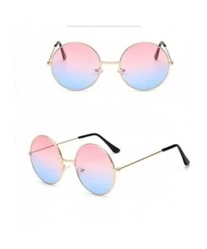 New Fashion Candy Vintage Round Mirror Sunglasses Women Luxury Brand Original Design Black Sun Glasses Female - C3198EZYDAQ $...