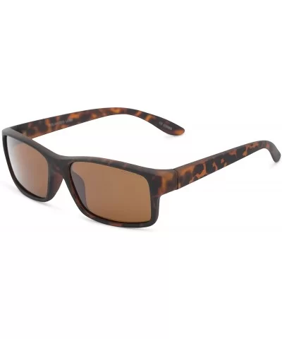 Sunglass Warehouse Urban- Polarized Plastic Square Men's Full Frame Sunglasses - CD12O8QBX5H $9.84 Sport