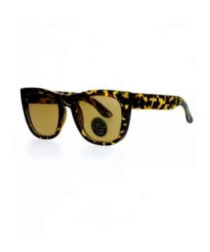 Vintage Style Glass Lens Rectangular High Point Plastic Sunglasses - Tortoise Brown - C7129SXCONH $8.14 Rectangular