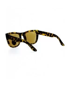 Vintage Style Glass Lens Rectangular High Point Plastic Sunglasses - Tortoise Brown - C7129SXCONH $8.14 Rectangular