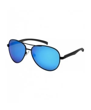 Polarized Sunglasses Lightweight Aluminum Activities - Black Frame - Polarized Blue-white Mirrored Lens - CZ192RO7IRW $10.85 ...