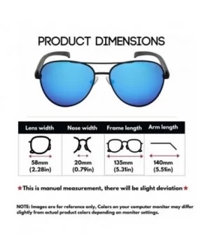 Polarized Sunglasses Lightweight Aluminum Activities - Black Frame - Polarized Blue-white Mirrored Lens - CZ192RO7IRW $10.85 ...