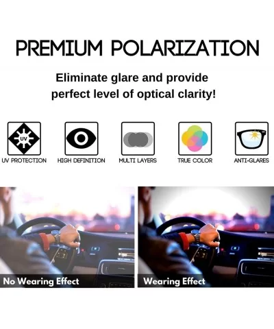 Polarized Sunglasses Lightweight Aluminum Activities - Black Frame - Polarized Blue-white Mirrored Lens - CZ192RO7IRW $10.85 ...