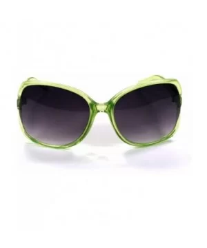 Designer Inspired Oversized Sunglasses 2024 - Green - C011EQ5GRSB $6.82 Oversized