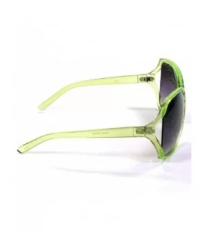 Designer Inspired Oversized Sunglasses 2024 - Green - C011EQ5GRSB $6.82 Oversized